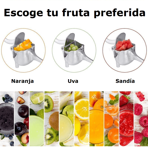 EXPRIMIDOR MANUAL DE JUGOS 2 EN 1